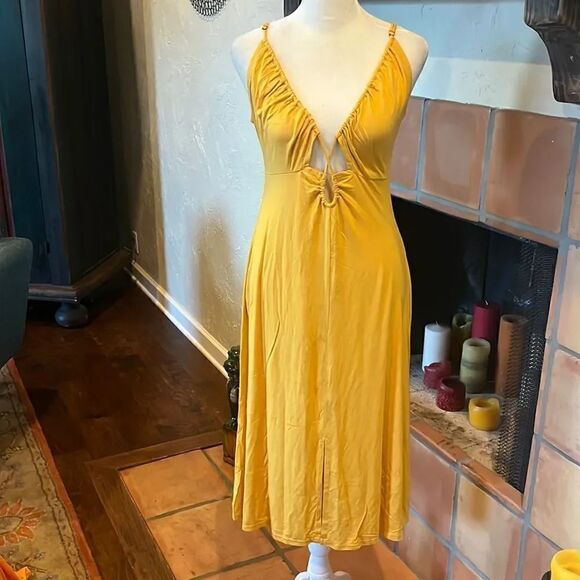 Anthropologie Slit-Front Dress, size M! - Picture 1 of 10